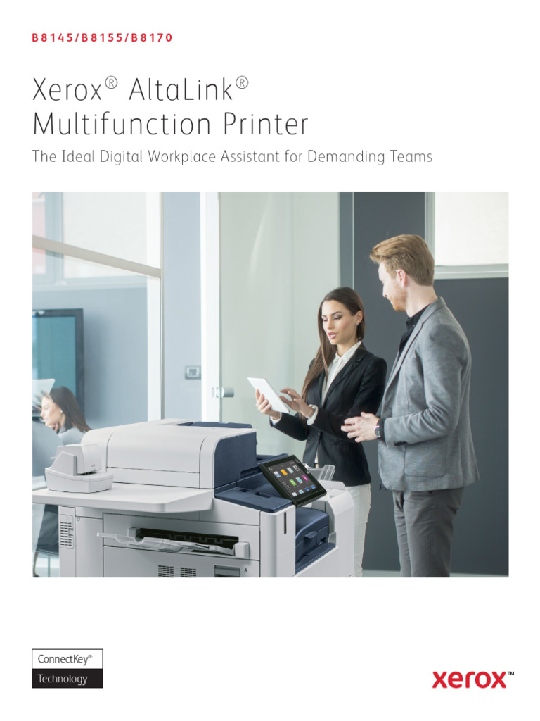 Xerox AltaLink B8170 Folleto | PDF | Mobile App | Encryption
