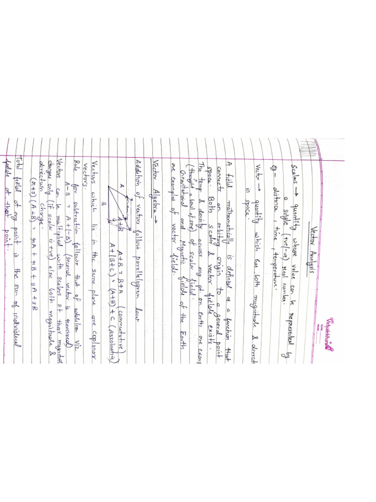 Notes Mid Sem EMF | PDF