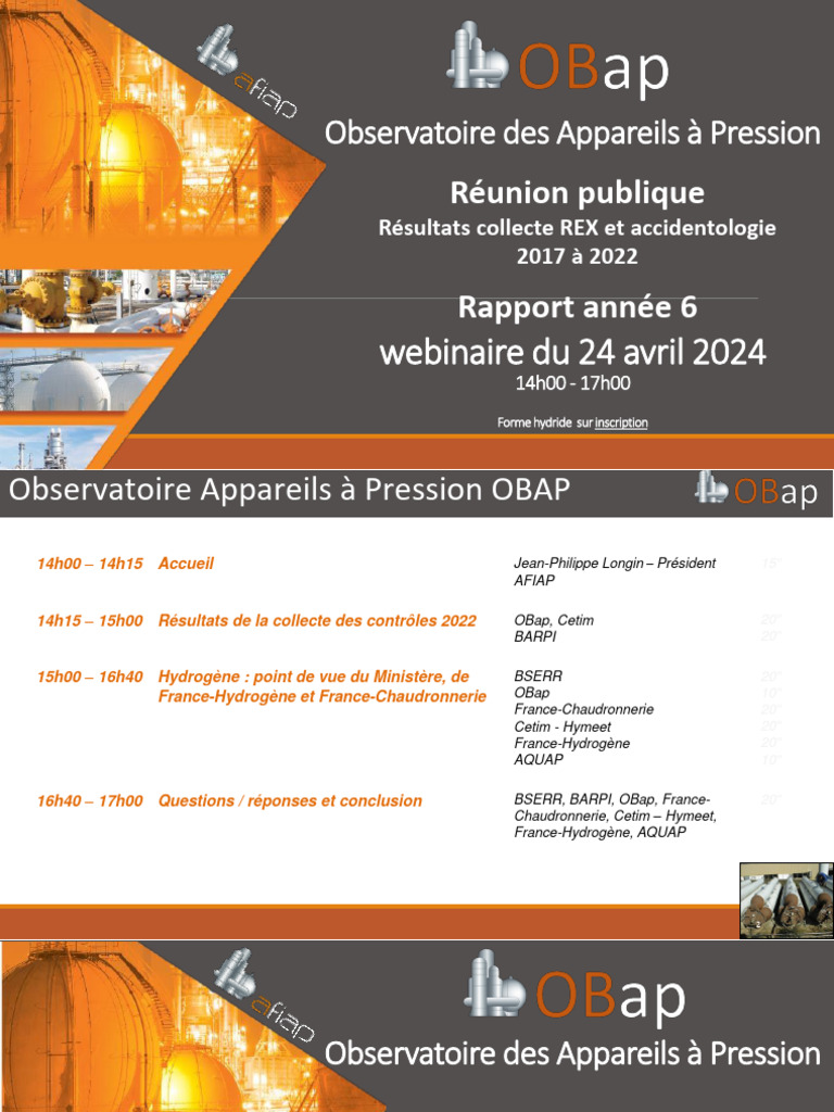 Résultats OBAP 2022 : Collecte et Analyse | PDF | Industrie chimique ...