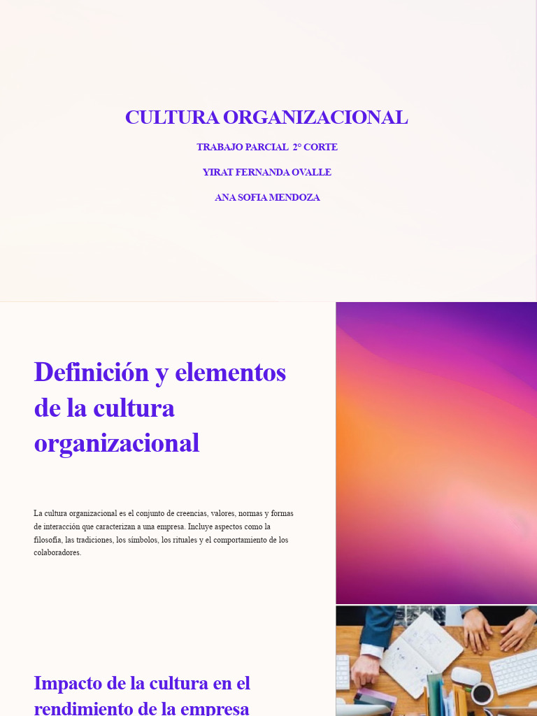 Impacto y Tipos de Cultura Organizacional | PDF | Cultura ...