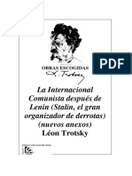 1929 3ra Internacional Depues de Lenin