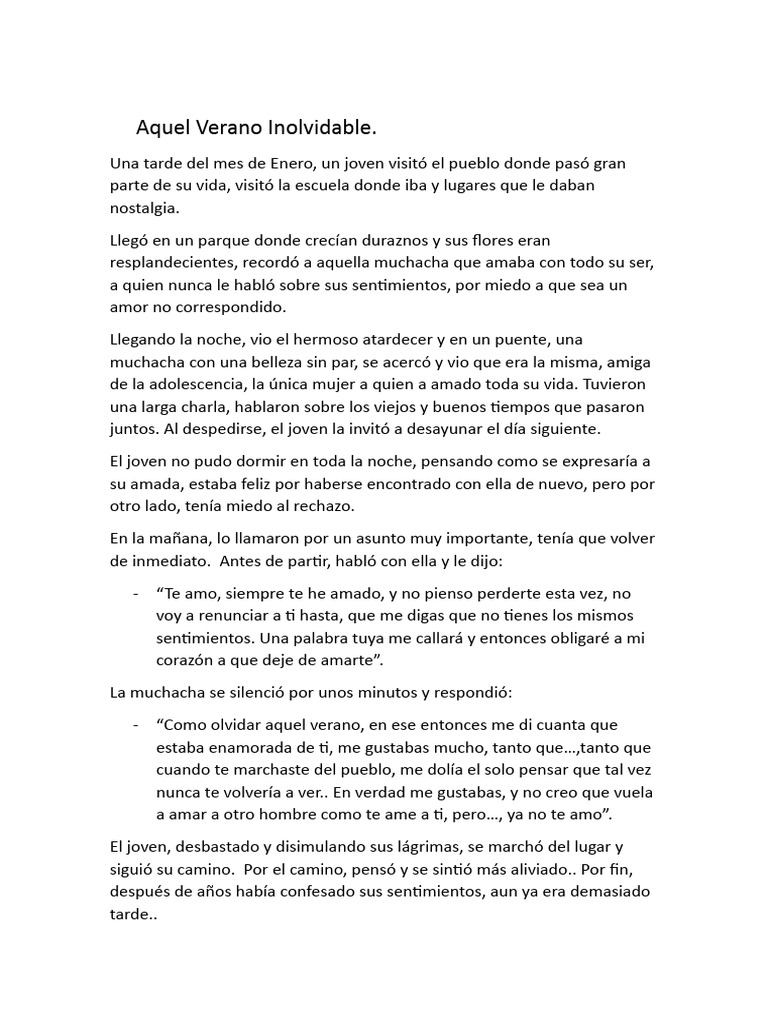 Aquel Verano Inolvidable Pdf