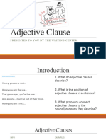 Adjective Clause Workshop