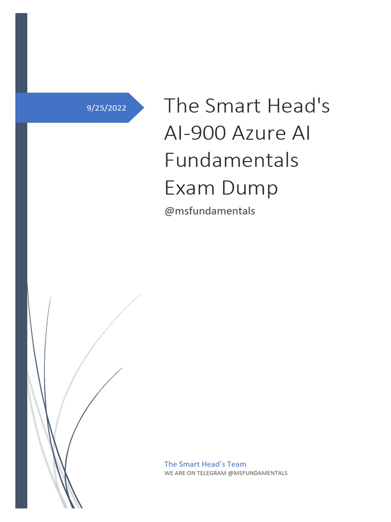 AI-900 Azure Fundamentals Exam Guide | PDF | Artificial Intelligence ...