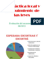 Presentación de La práctica local y el seguimiento de las leyes