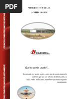 Uso,Manejos y Centro de Acopio de Los Aceites Usados