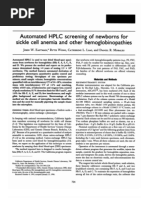 Download Screening newborns for hemoglobinopathies by HPLC by api-3737581 SN7374508 doc pdf