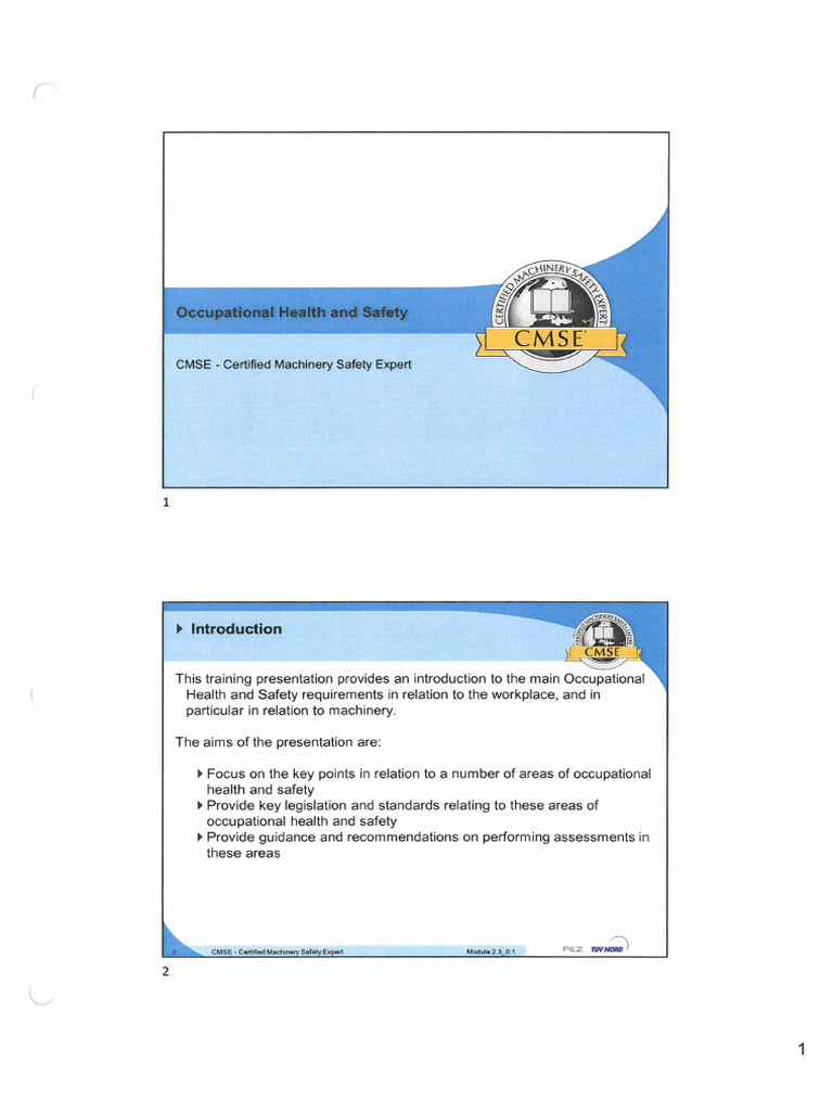 5 Occupational Health And Safety Pdf