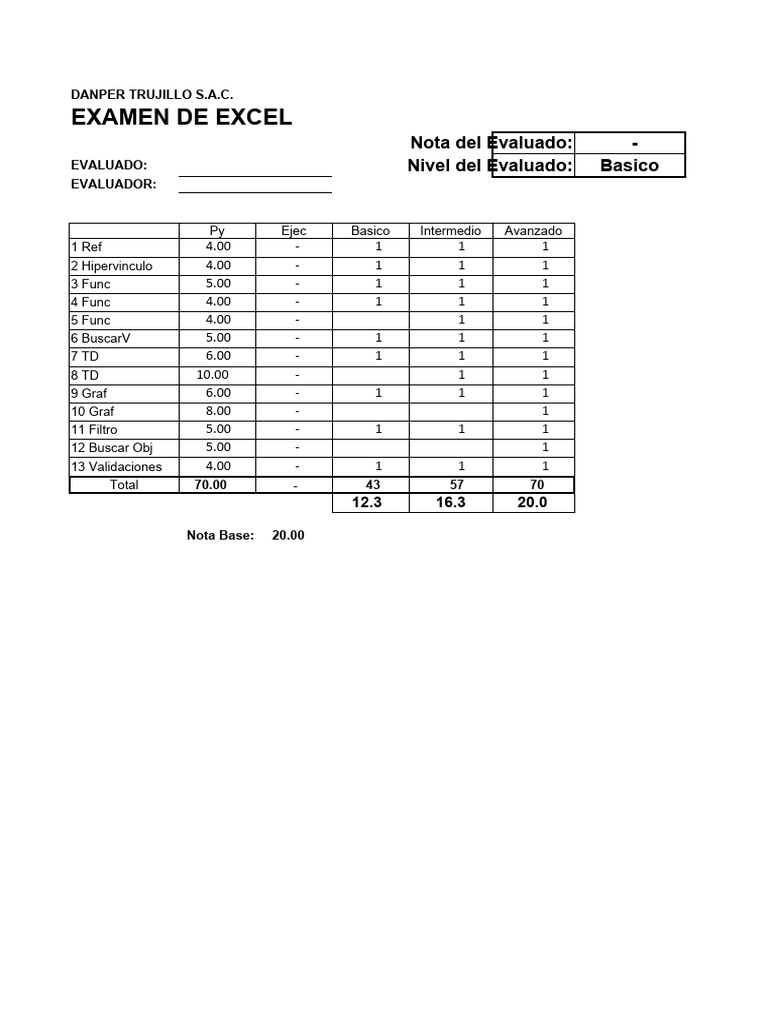 Evaluacion excel 2 descargar gratis pdf m xico
