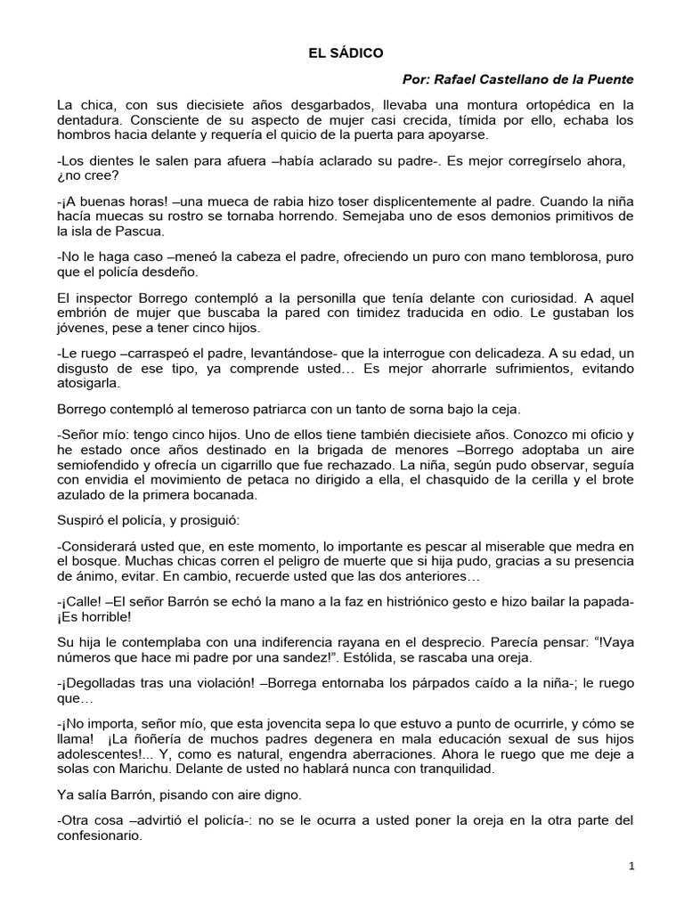 El Sádico | PDF | Sadomasoquismo