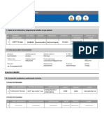 Ficha Del Postulante 2023