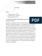 Trabajo Grupal Evaluativo de Pedagogía