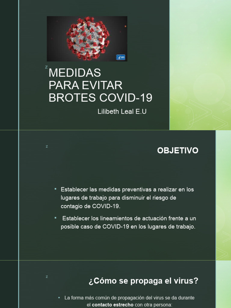 Medidas COVID-19 en el Trabajo | PDF | Ciencias de la Salud ...