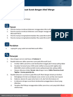 Membuat Surat Dengan Mail Merge - Noorhasanah