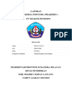 format laporan PKL 2023 terbaru