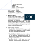 Wisc V - Informe Psicológico