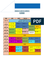 Horario - SEGUNDO DE SECUNDARIA 2