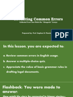 Common Errors To Avoid (From Abogada Essays)