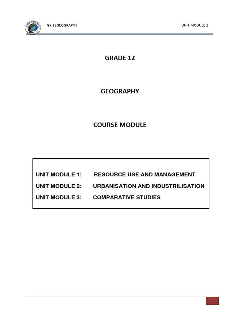 Grade 12 Unit 1 For Bos | PDF | Petroleum | Natural Gas