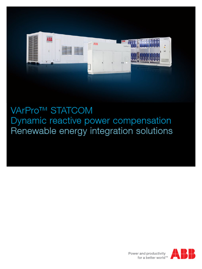 9akk106103a4423 Varpro Statcom Web | PDF | Electrical Grid | Wind Power
