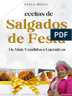 Ebook Receitas de Salgados para Festa Da Paula Mello