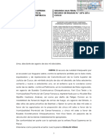 Recurso de Nulidad - Validez de La Declaración Del Coimputado, Oportunidad Probatoria y Subsunción Del Delito