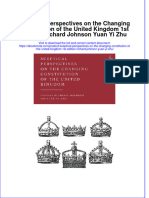 Sceptical Perspectives On The Changing Constitution of The United Kingdom 1st Edition Richard Johnson Yuan Yi Zhu