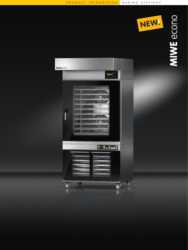 MIWE Econo Convection Oven Overview | PDF | Baking | Door