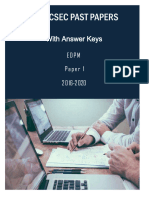 Edpm Past Paper 1 2016 - 2021