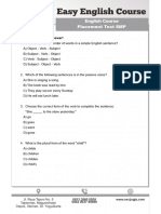 English Placement Test SMP