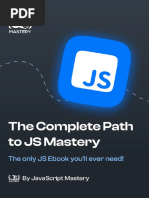 Complete Path to Javascript Mastery