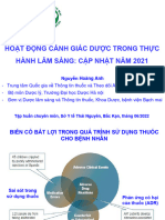 Cập nhật hoạt động CGD trong thực hành lâm sàng 2022 SYT Thái Nguyên Bắc Cạn 062022