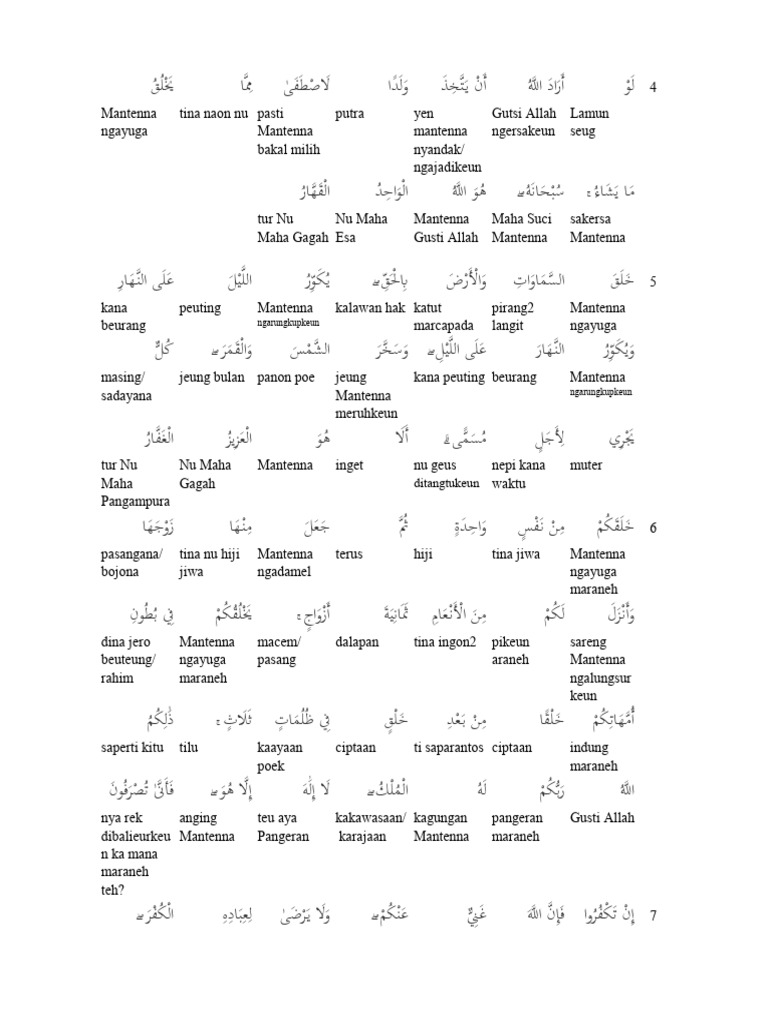 Az-Zumar 8 | PDF
