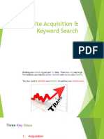 Website Acquisition & Keyword Search