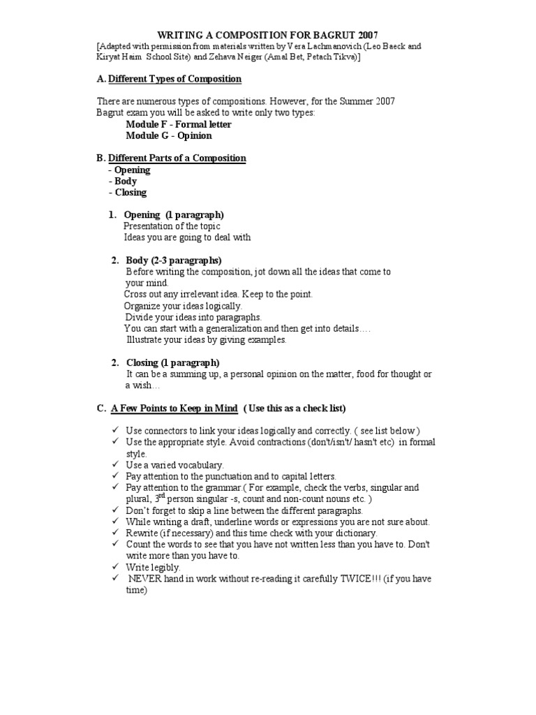Letter Elements | PDF