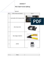 Jobsheet 6 Fusion Splicing Fiber Optic