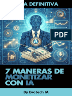 7 Maneras para Monetizar Con IA