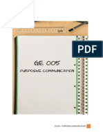 Module 1 GE 005 Purposive Communication