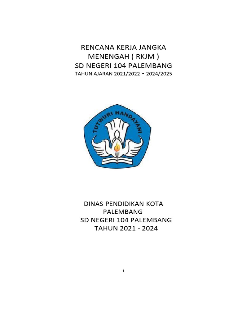 RKJM SD Negeri 104 Palembang 2021-2025 | PDF