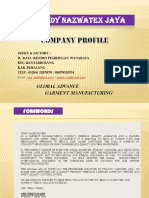 PT - Sandy Nazwatex Jaya: Global Advance Garment Manufacturing