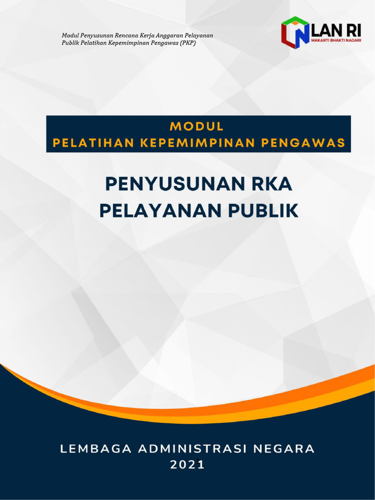 Penyusunan RKA Pelayanan Publik 2021 | PDF | Pengelolaan Keuangan & Uang