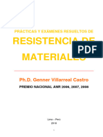 Libro Resistencia de Materiales (Prácticas y Exámenes Resueltos)