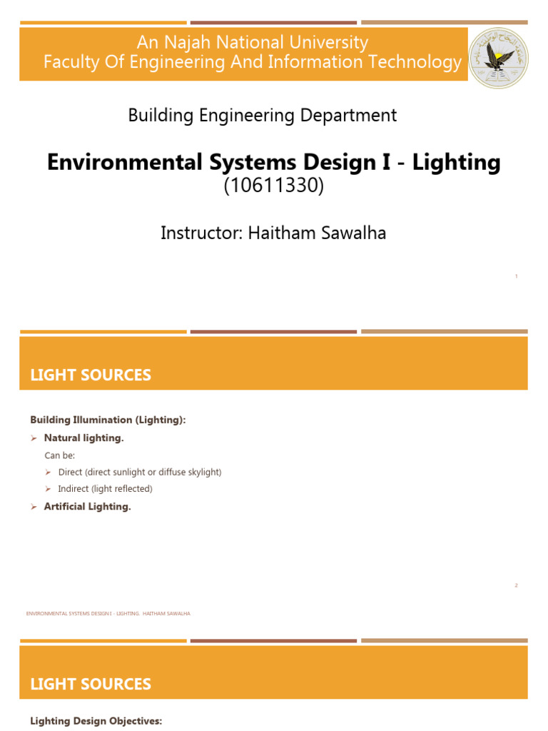 Lighting Design and Lamp Types Guide | PDF | Compact Fluorescent Lamp ...