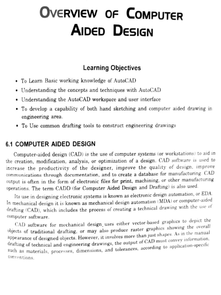 Lec 7 CAD | PDF | Computer Aided Design | Technical Drawing
