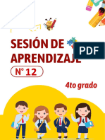 SESIÓN 4 N°12- un 1- sem 2 -  4TO GRADO matematica