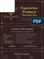 Equestrian Products Marketing Plan by Slidesgo