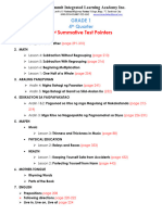 Q4 Pointers and Reviewers 2nd ST