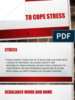 How To Cope Stress