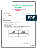 g4 Science 2 Term Final Paper