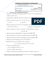 Ficha Exercícios Nº04 Cálculo Vectorial ALGA 2024
